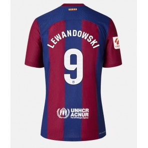 Barcelona Robert Lewandowski #9 Domaci Dres 2023-24 Kratak Rukavima